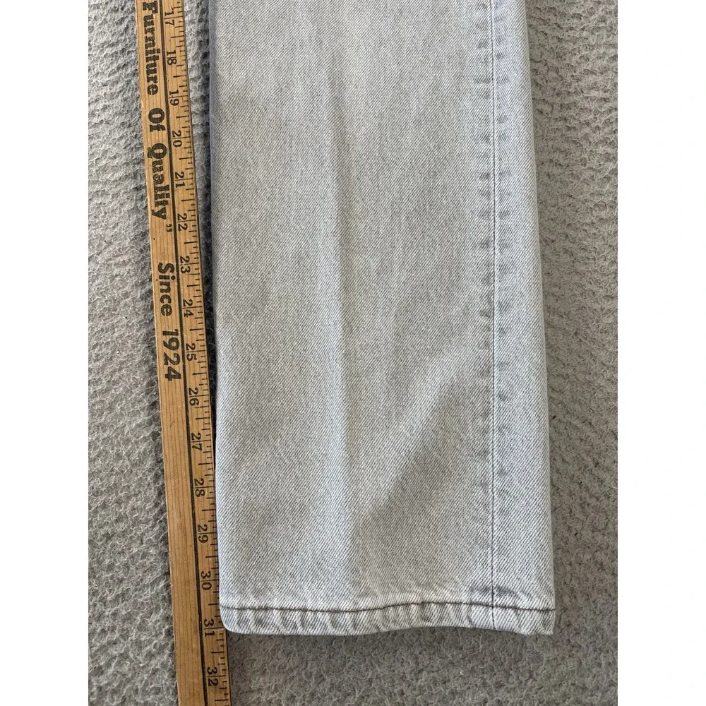 Vintage Levis 501 Jeans Mens 31x32 (Fits 28x31) Gray 90s Made USA Denim Faded